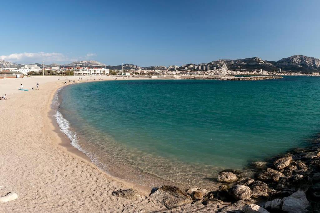 Residence Bord De Mer-Terasse-Plage Prado David Marsella Exterior foto